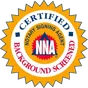 National Notary Association Certified Notary Signing Agent, background screened seal